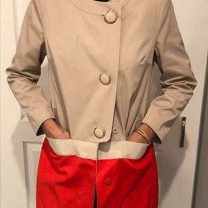 Bagley Mischka Jacket Tan & Orange size M